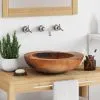 Lavabo - Umivaonik od masivne tikovine 45 cm - 45 cm 45 cm