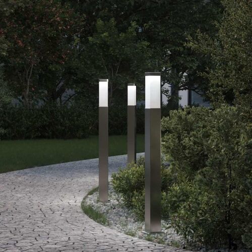 Stupić za zidne lampe 3 kom 80 cm nehrđajući čelik IP44 Cijena