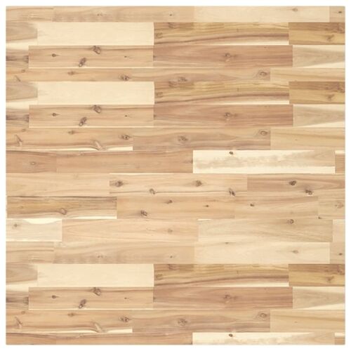 Stolna ploča četvrtasta 80x80x4 cm od masivnog drva bagrema - Prirodna 80 x 80 x 4 cm 1 Prirodna Cijena