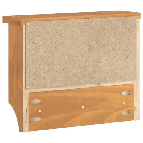 Zidna vješalica za kapute SANDNES 45x12x35 cm Masivno drvo bor - Završna obrada od bagrema Cijena