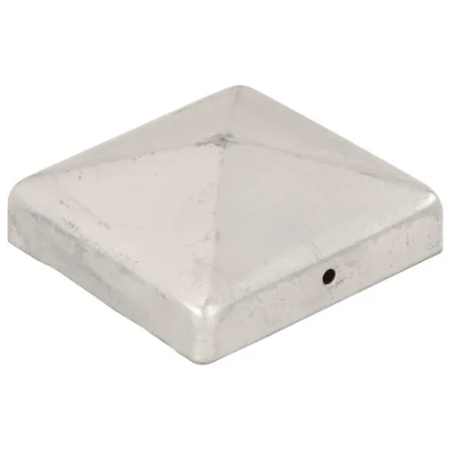 Piramidalni poklopci za stupove ograde 6 kom metalni 91 x 91 mm - 91 x 91 mm Metal Cijena