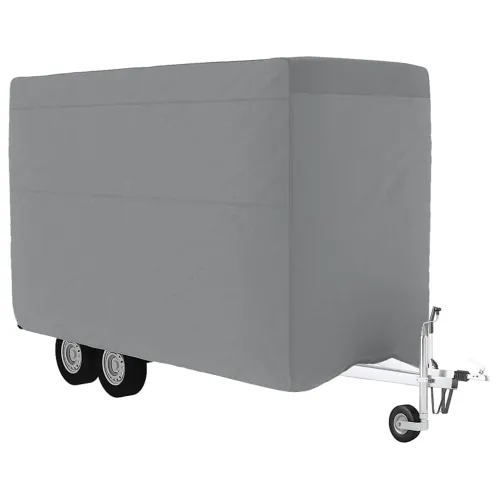 Navlaka za prikolicu za konje siva 396x178x250 cm netkana tkanina - 396 x 178 x 250 cm Cijena