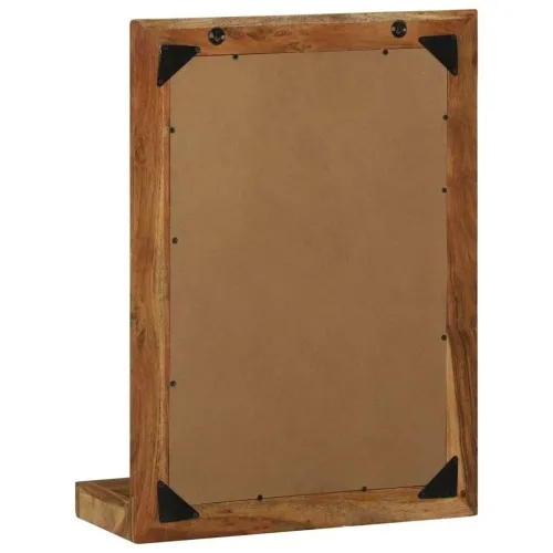Zrcalo za kupaonicu Smeđa 50 x 22 x 70 cm Čvrsto drvo akacije - Drvo bagrema Cijena