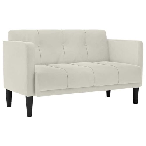 Dvosjed krem boje baršuna 111 cm - Krema 1 Krema Cijena