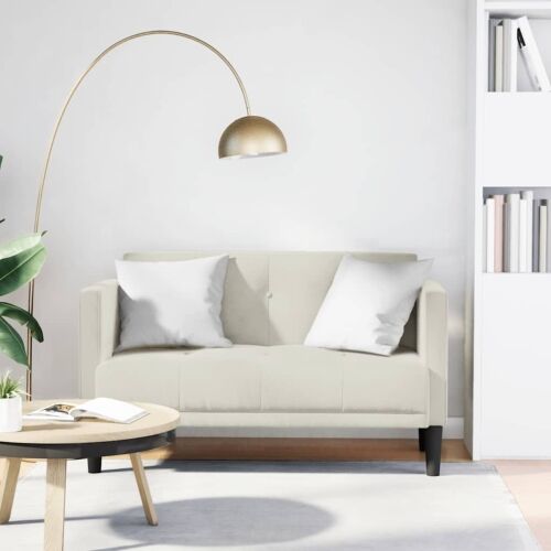 Dvosjed krem boje baršuna 111 cm - Krema 1 Krema Cijena