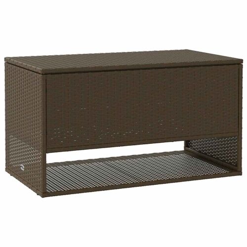 Vanjska kutija za jastuke smeđa 100x55x55,5 cm poli ratan - Smeđa Smeđa Cijena