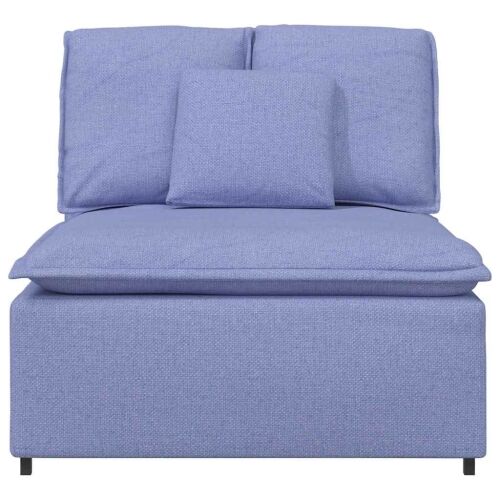 Modularna sofa s jastucima, traperice plave boje, 100 cm - Boja trapera Središnja sofa Boja trapera Središnja sofa Cijena
