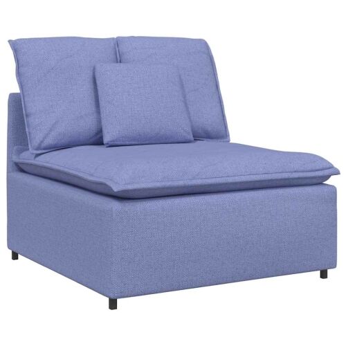 Modularna sofa s jastucima, traperice plave boje, 100 cm - Boja trapera Središnja sofa Boja trapera Središnja sofa Cijena