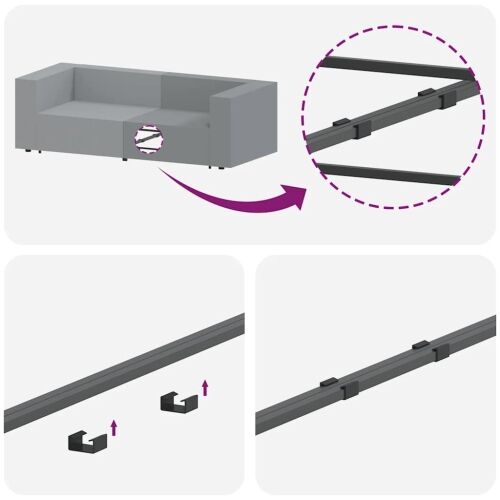 Modularni kauč s jastucima bež boje 100 cm - Bež Središnja sofa Bež Središnja sofa Cijena
