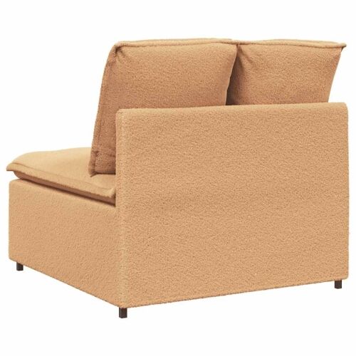 Modularni kauč s jastucima bež boje 100 cm - Bež Središnja sofa Bež Središnja sofa Cijena